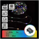 Aigostar B.V. Aigostar LED Venkovní vánoční řetěz 50xLED 8 funkcí 3xAA 5,3m IP44 multicolor AI1350 – Hledejceny.cz