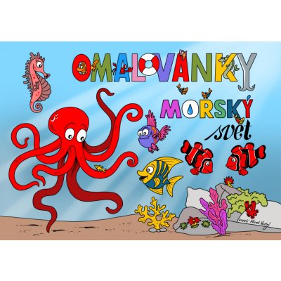 Omalovánky A5 lakované Mořský svět – Zboží Mobilmania