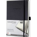 Sigel CONCEPTUM CO120 poznámková kniha čisté černá A5 97 listů – Zboží Živě