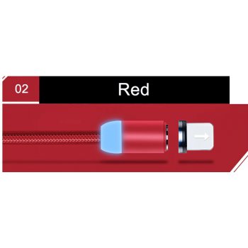 Alabanda E89 Magnetický dobíjecí, USB-C, 2m, červený
