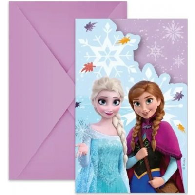 Frozen pozvánky 6 ks – Zboží Mobilmania
