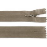 Spirálový zip skrytý No 3 délka 50 cm dederon Varianta: 296 bronzově hnědá, Balení: 1 ks – Hledejceny.cz