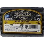 Knossos Přírodní černé olivové mýdlo aktivní uhlí 100 g – Sleviste.cz