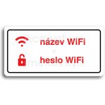 ACCEPT Piktogram WiFi - bílá tabulka - barevný tisk – Hledejceny.cz
