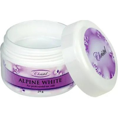 Christel UV gel na nehty Christel Alpine White gel 25 g