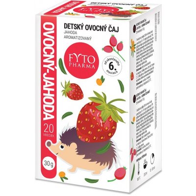 FYTOPHARMA ovocný čaj jahoda 20 x 1.5g – Zboží Dáma
