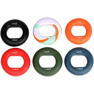 Merco Grip Ring 6 Set sada posilovacích kroužků mix barev – Hledejceny.cz