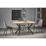 Halmar stůl PERONI dřevo zlatý dub černá – Zboží Dáma