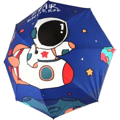 Deštník Vesmír skládací modrý – Zboží Mobilmania