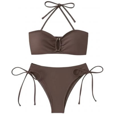 Amparo Miranda Elegantní hnědé dvoudílné bikiny 6604 – Sleviste.cz