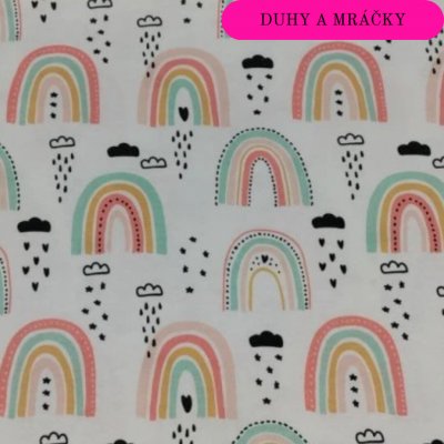 Šátek Duhy a mráčky – Zboží Dáma