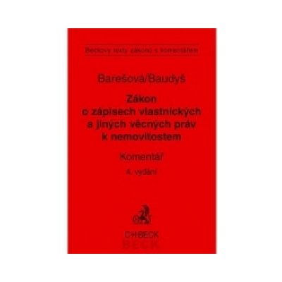 Zákon o zápisech vlastnických a jiných věcných práv k nemovitostem 4.vydanie – Hledejceny.cz