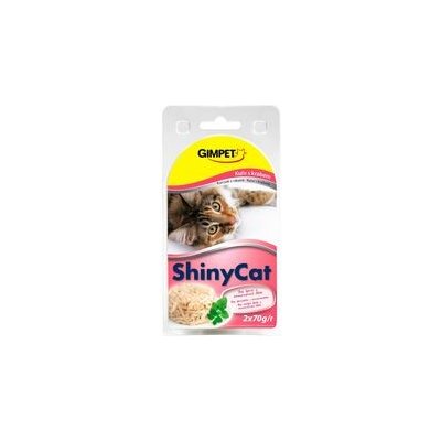 Shiny Cat kuře s krabem v želé 2 x 70 g