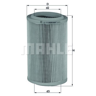 Vzduchový filtr MAHLE ORIGINAL LX 915 (LX915) – Zboží Mobilmania