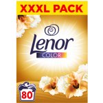 Lenor Prací prášek Vanilla Orchid & Golden Amber Color 4,4 kg 80 PD – Hledejceny.cz