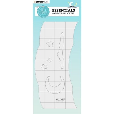Studio Light Šablona Sweet Stories", A5 Hvězdná noc bordura – Zboží Dáma