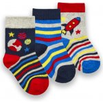 Cotton Rich Ponožky kojenecké chlapecké vesmír B 3 páry