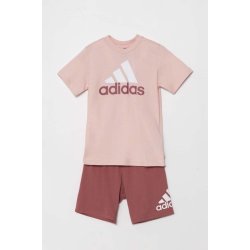 adidas dětská bavlněná souprava LK BL CO T SET růžová