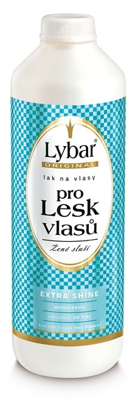 Lybar Extra silně tužící s leskem lak na vlasy náhradní náplň 500 ml