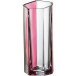 Crystal Bohemia KŘIŠŤÁLOVÁ VÁZA BOHEMIA BAZALT PINK LINE 300MM – Hledejceny.cz
