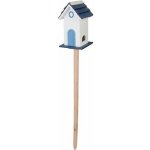 Esschert Design Krmítko pro ptáčky Domeček Scandi 114 cm bílá – Hledejceny.cz