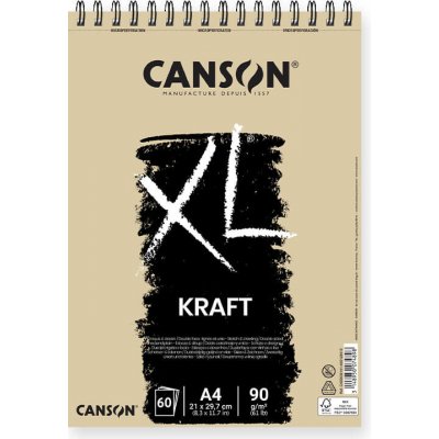 Canson Skicák XL Kraft, 90 g/m2, 60 archu A4 – Zboží Mobilmania