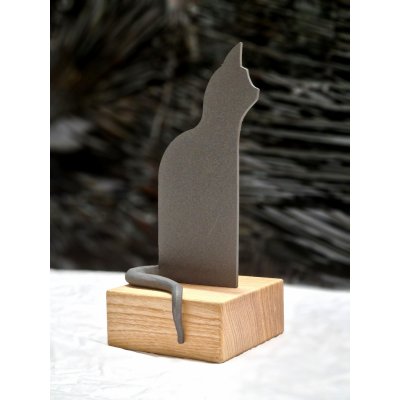 Reichl Kočka na špalku - ručně kovaný výrobek – Sleviste.cz