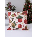 MKLuzkoviny.cz Vánoční povlak Zimní slavnost 40 x 40 cm – Zboží Mobilmania