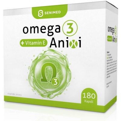 Anixi omega 3 + Vitamin E 180 kapslí – Hledejceny.cz