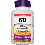 Webber Naturals B12 1000 mcg 80 tablet – Hledejceny.cz
