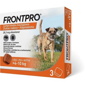 Frontpro 4 - 10 kg 28,3 mg 3 žvýkací tablety