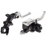 sada brzdová pumpa přední brzdy + páčka spojky kompl. stříbrná s držákem pro zrcátka – Hledejceny.cz