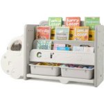 Dětská autoknihovna TP10286, 108x35x63,5 cm - B COSTWAY – Zboží Dáma