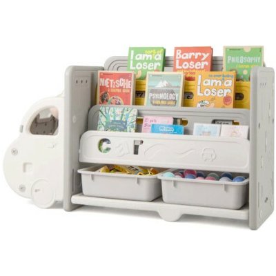 Dětská autoknihovna TP10286, 108x35x63,5 cm - B COSTWAY – Zboží Dáma