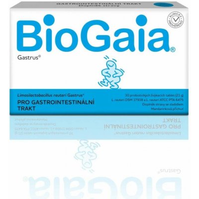 BioGaia Gastrus 30 probiotických žvýkacích tablet – Hledejceny.cz