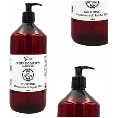 VCee Makadamiový a jojobový olej 1000 ml masážní olej na tělo – Sleviste.cz