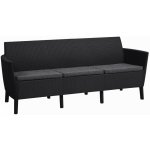 KETER SALEMO 3 seater sofa grafit – Hledejceny.cz