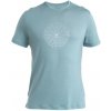 Pánské sportovní tričko Icebreaker Mens Merino 125 Cool-Lite Sphere III SS Tee Vision Grid Cloud Ray