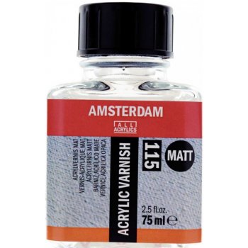 Amsterdam acrylic varnish závěrečný lak 75 ml různé druhy, bezbarvý matný