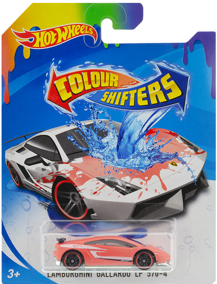 Mattel Hot Wheels Angličák color shifters LAMBORGHINI GALLARDO LP 570-4 od  148 Kč 