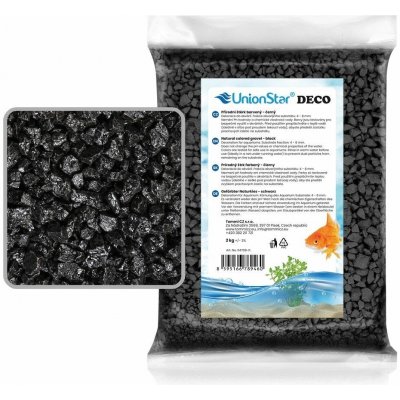 UnionStar písek Deco přírodní černý 2 kg – Hledejceny.cz