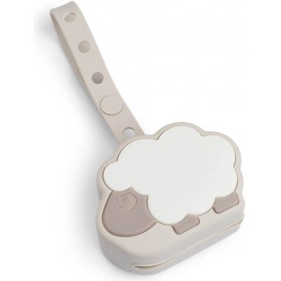 Done By Deer silikon pouzdro na dudlík Sheepy písková – Zboží Mobilmania