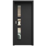 Sapeli Elegant Komfort M33 posuvné černá grafit 80 x 210 cm Čiré sklo – Hledejceny.cz