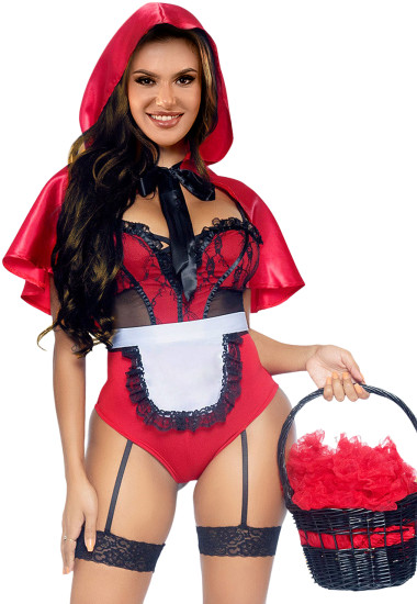 Sexy Elephant Halloween Christmas Adult Little Red Riding Hood Cosplay Costumes XS–S