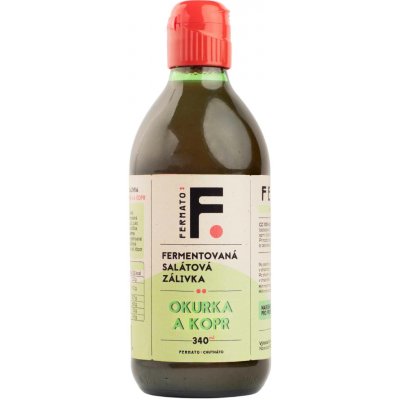 Fermato Fermentovaná rajčatová zálivka Okurka a kopr 340 ml – Hledejceny.cz