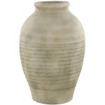 Béžová antik dekorační terakotová váza Lourdes - Ø 29*44 cm - Chic Antique – Hledejceny.cz
