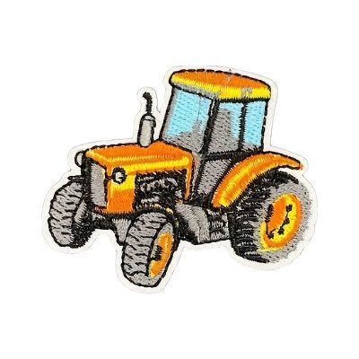 Nažehlovací nášivka - traktor (5,7 x 4,6 cm) – Zboží Mobilmania