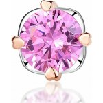 Krista Paulitti Stříbrné ozdoby na NailArt TRIPLE AAA ZIRCON SELECTION 925 SILVER Ø 7.5 MM X 7 5 MM ROSE 001 – Hledejceny.cz