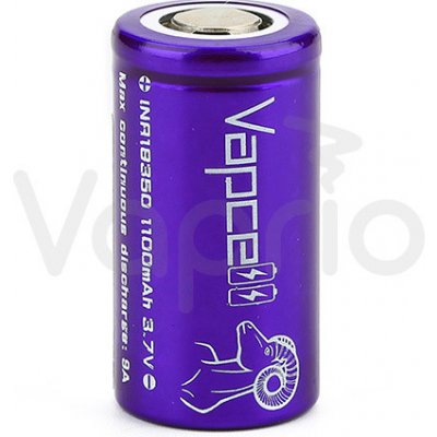 Vapcell INR18350 Baterie 18350 1100mAh 9A 18350