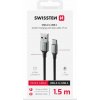 usb kabel Swissten 71521309 USB / USB-C, 1,5m, černý